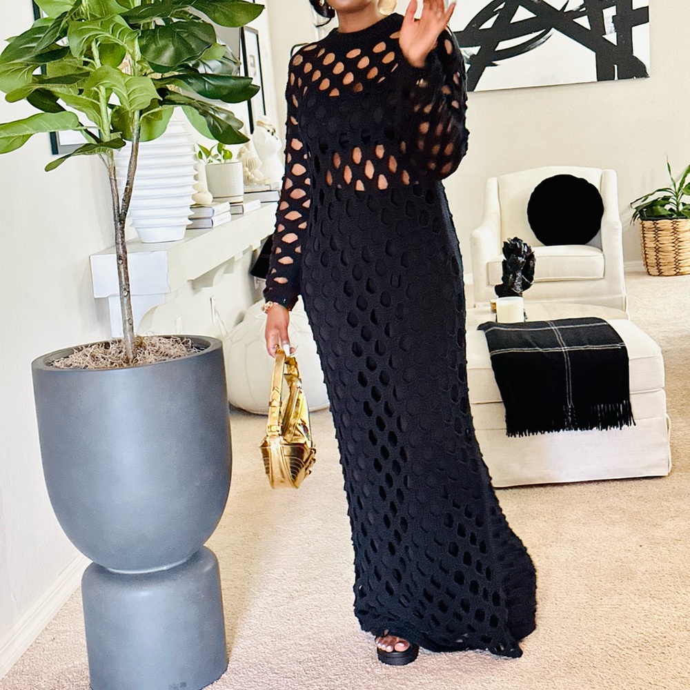 Naked Wardrobe Black Maxi Dress - Picture 4 of 15
